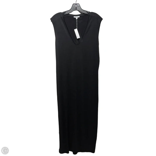 Linen Blend Dress Casual Maxi By James Perse In Black, Size: XL (4)
