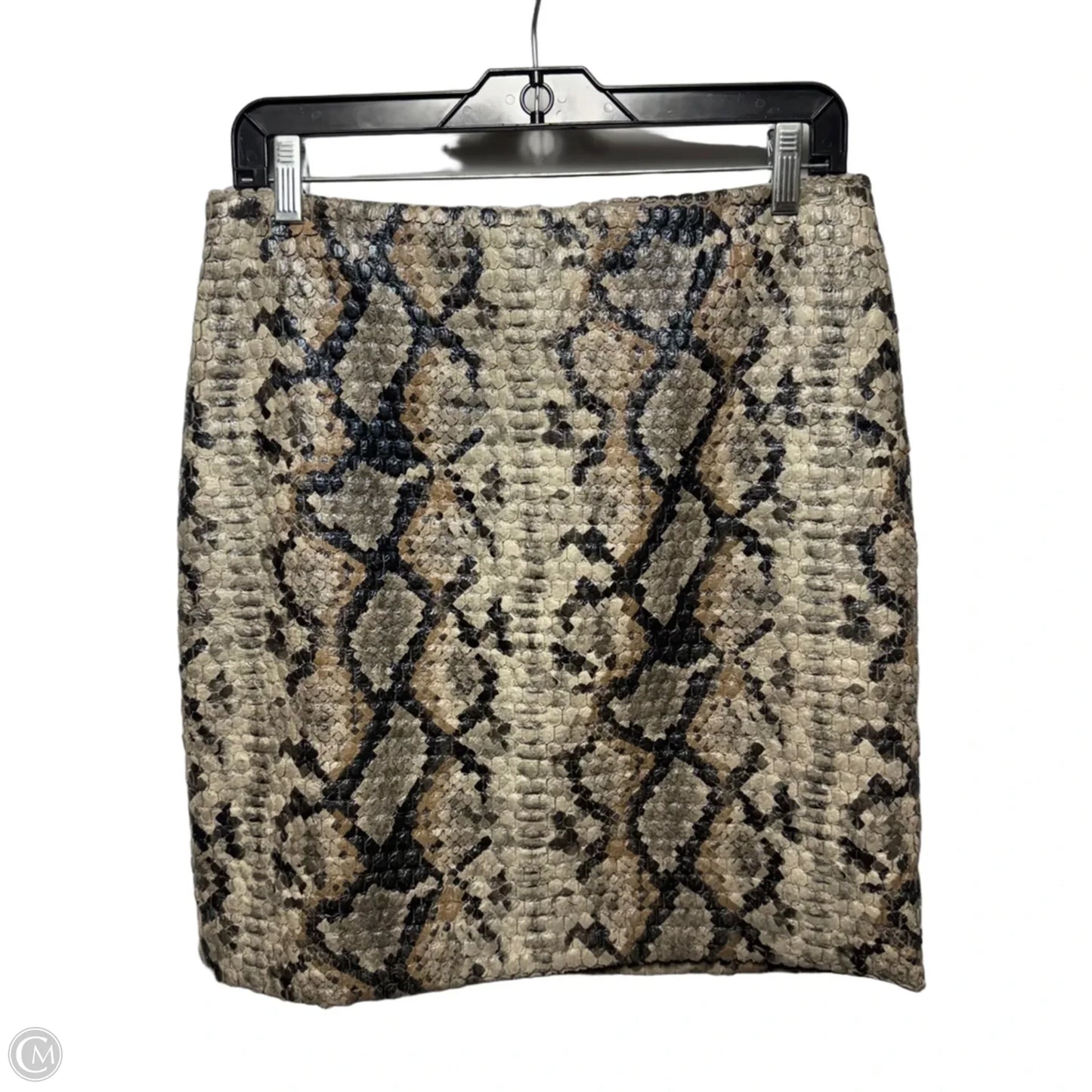 Skirt Mini & Short By Javier Simorra In Snakeskin Print, Size: S