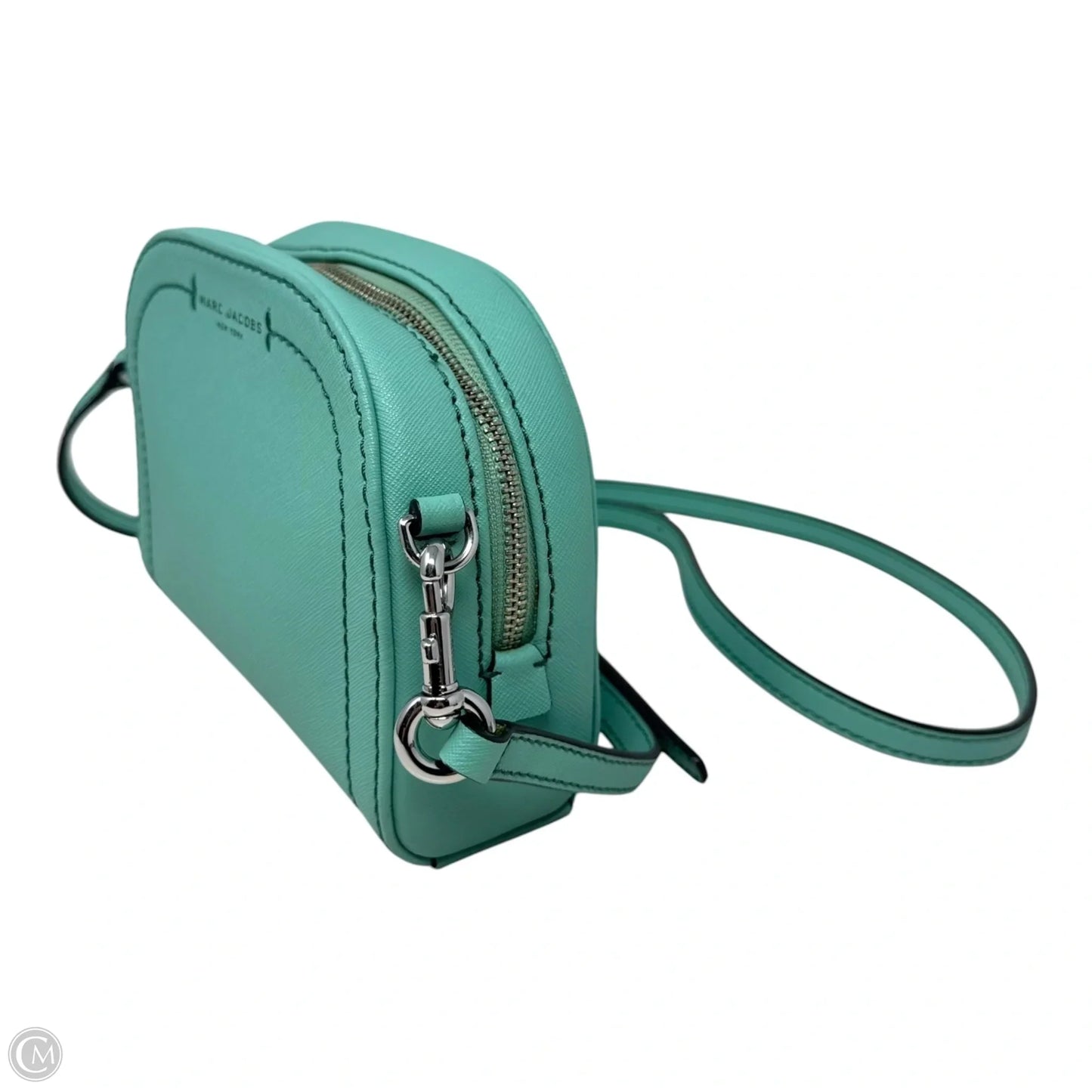 Playback Saffiano Leather Crossbody Bag Luxury Designer By Marc Jacobs, Size: Small