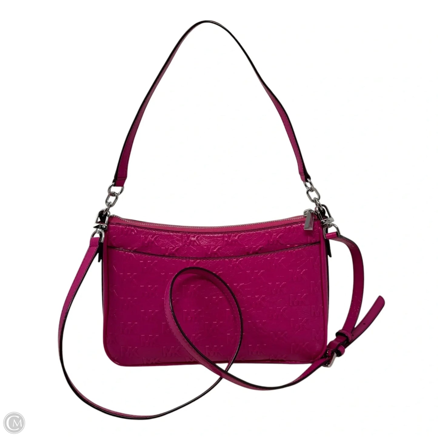 Jet Set Patent Debossed Handbag By Michael By Michael Kors, Size: Small