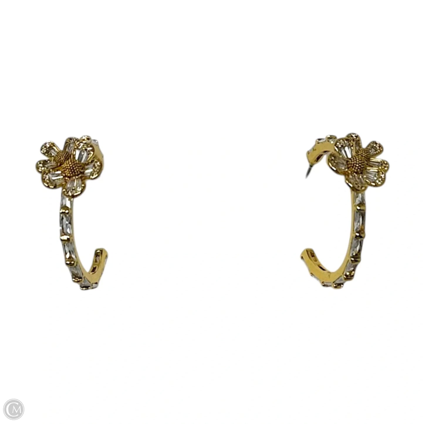 Fleurette Hoop Earrings Designer By Kate Spade