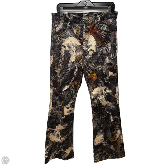 Printed Farrah Bootcut Jeans By Adriano Goldschmied In Multi-Colored, Size: 10/30