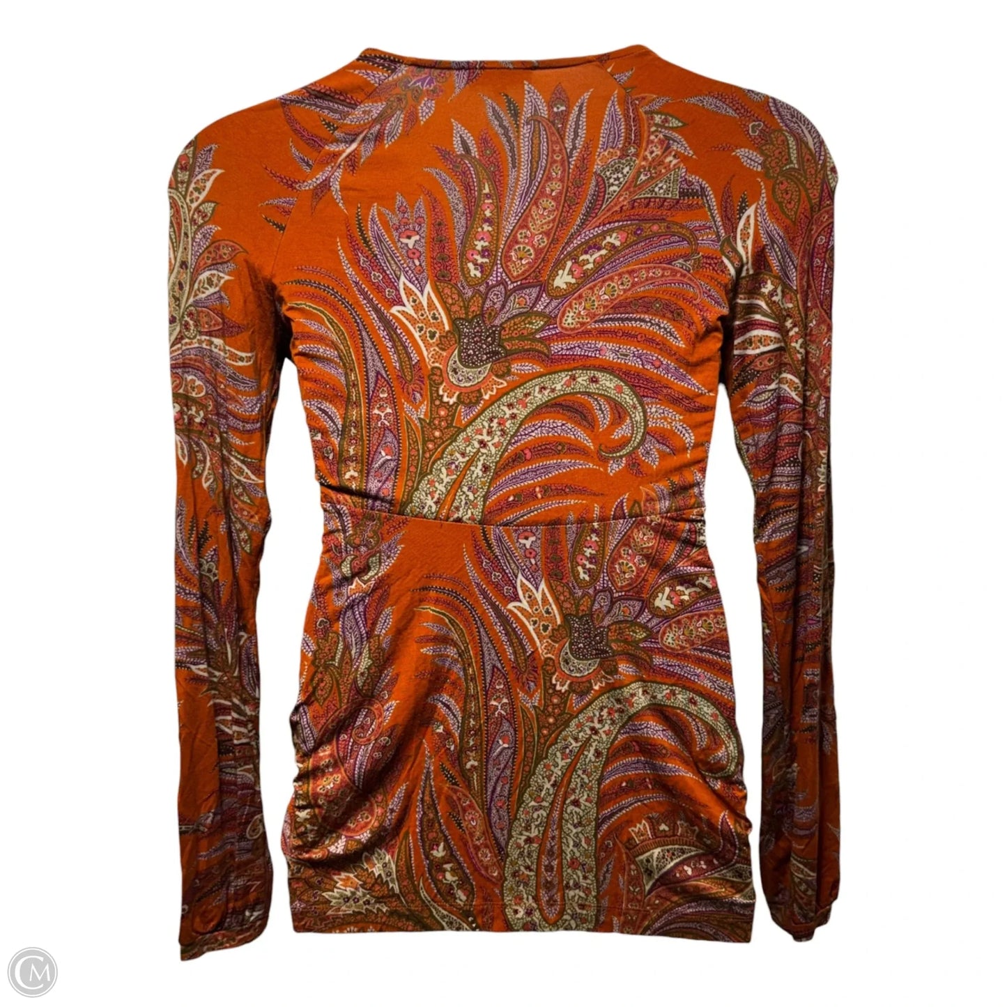 Top Long Sleeve By Etro In Paisley Print, Size: 14 (46)