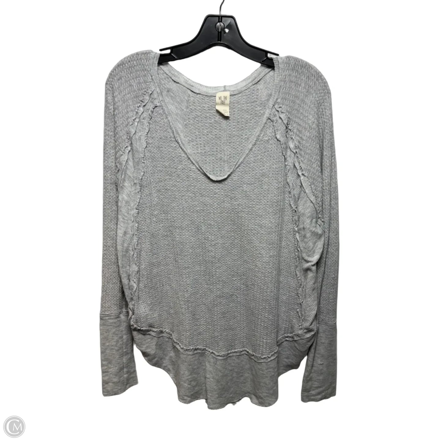 Top Long Sleeve By We The Free In Grey, Size: M