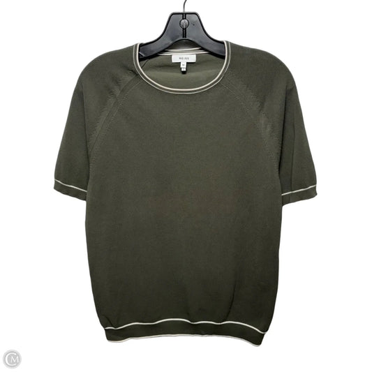 Top Short Sleeve By Reiss In Green, Size: M