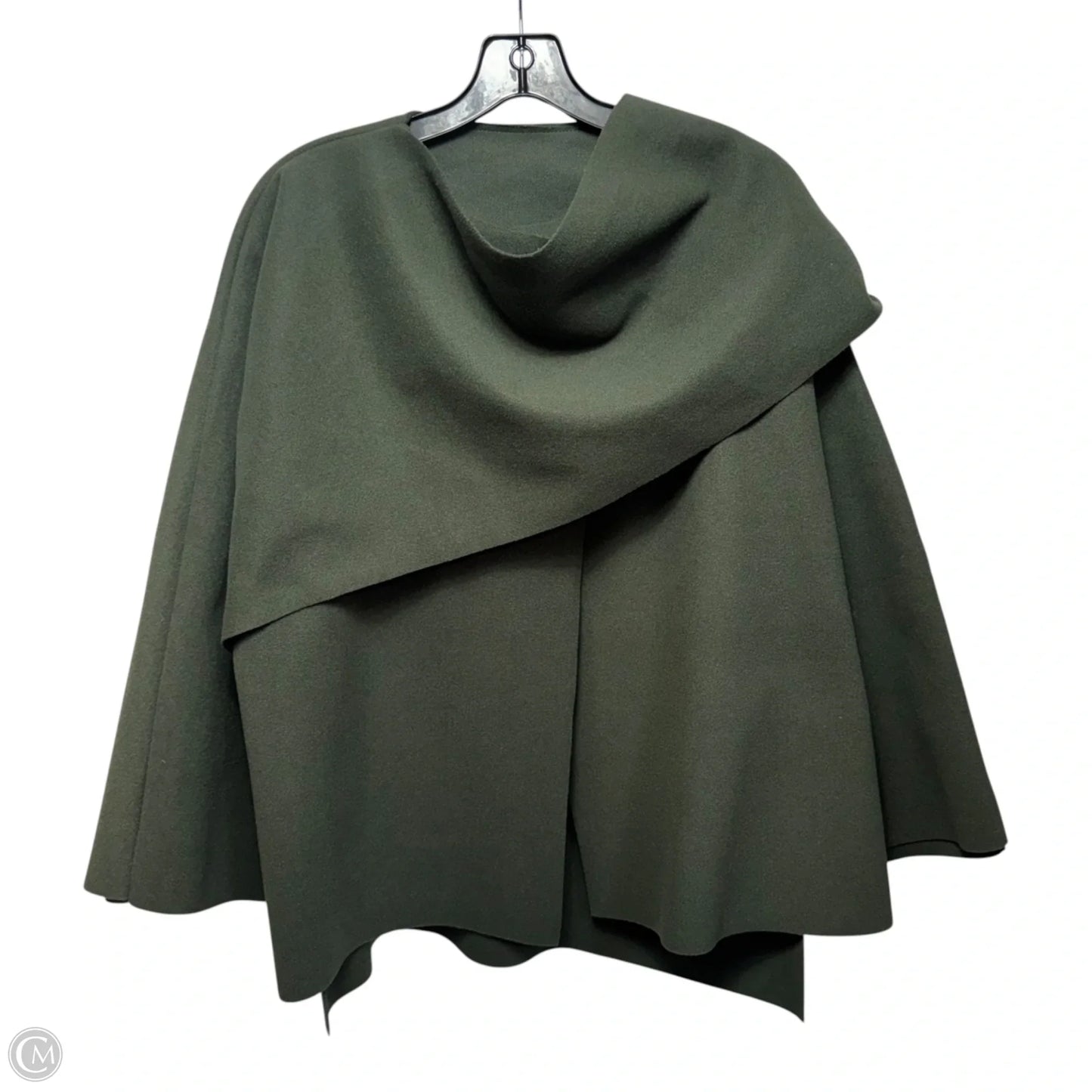 Wrap Neck Poncho Unbranded In Green, Size: Osfm
