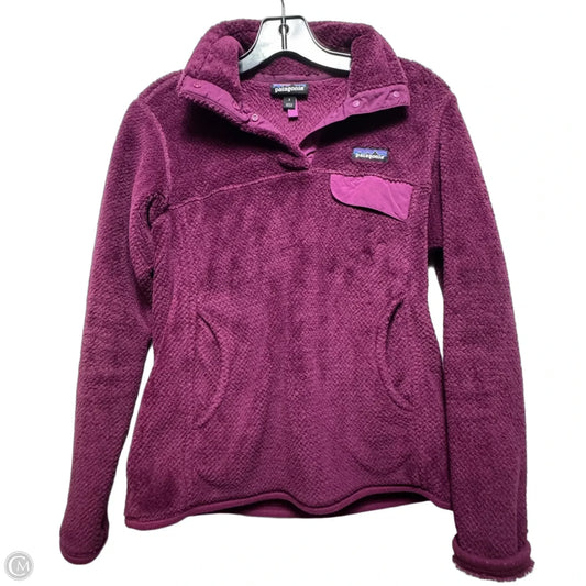 Athletic Jacket By Patagonia In Purple, Size: S