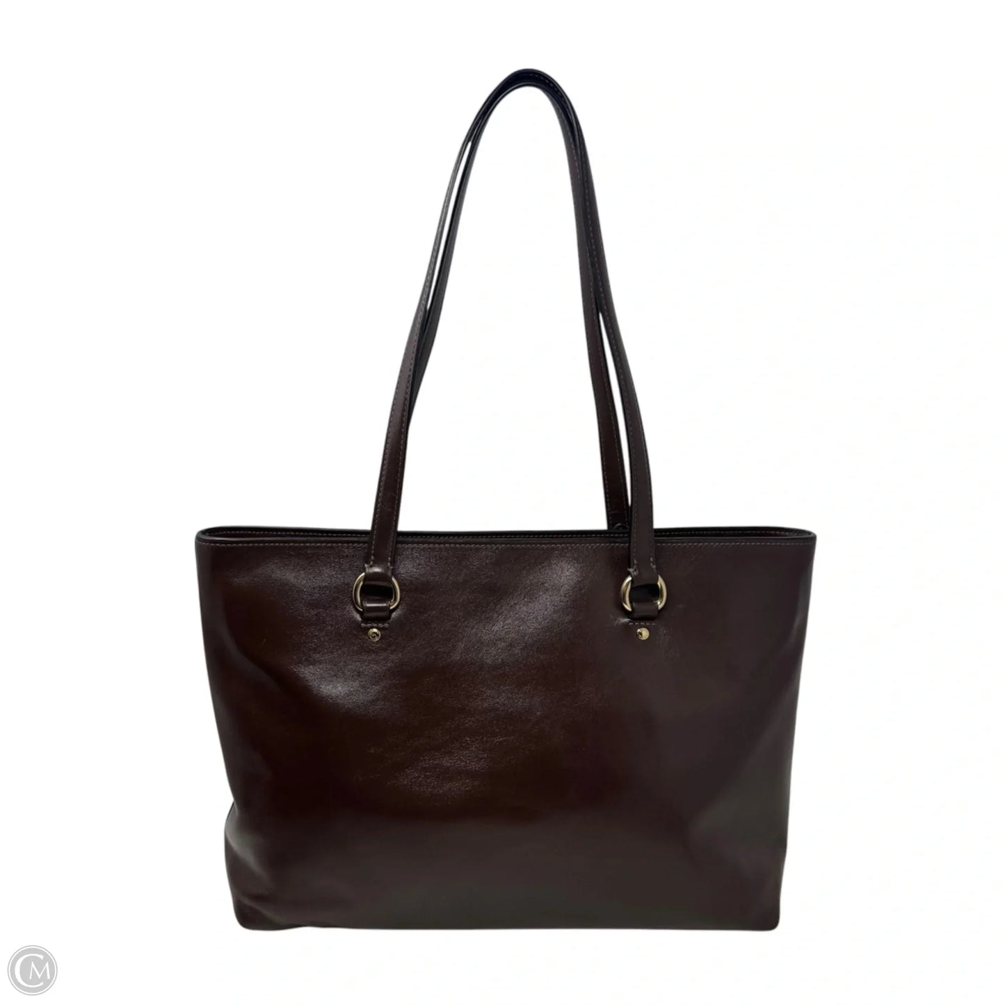 Station Shiny Smooth Tote Designer By Coach, Size: Large