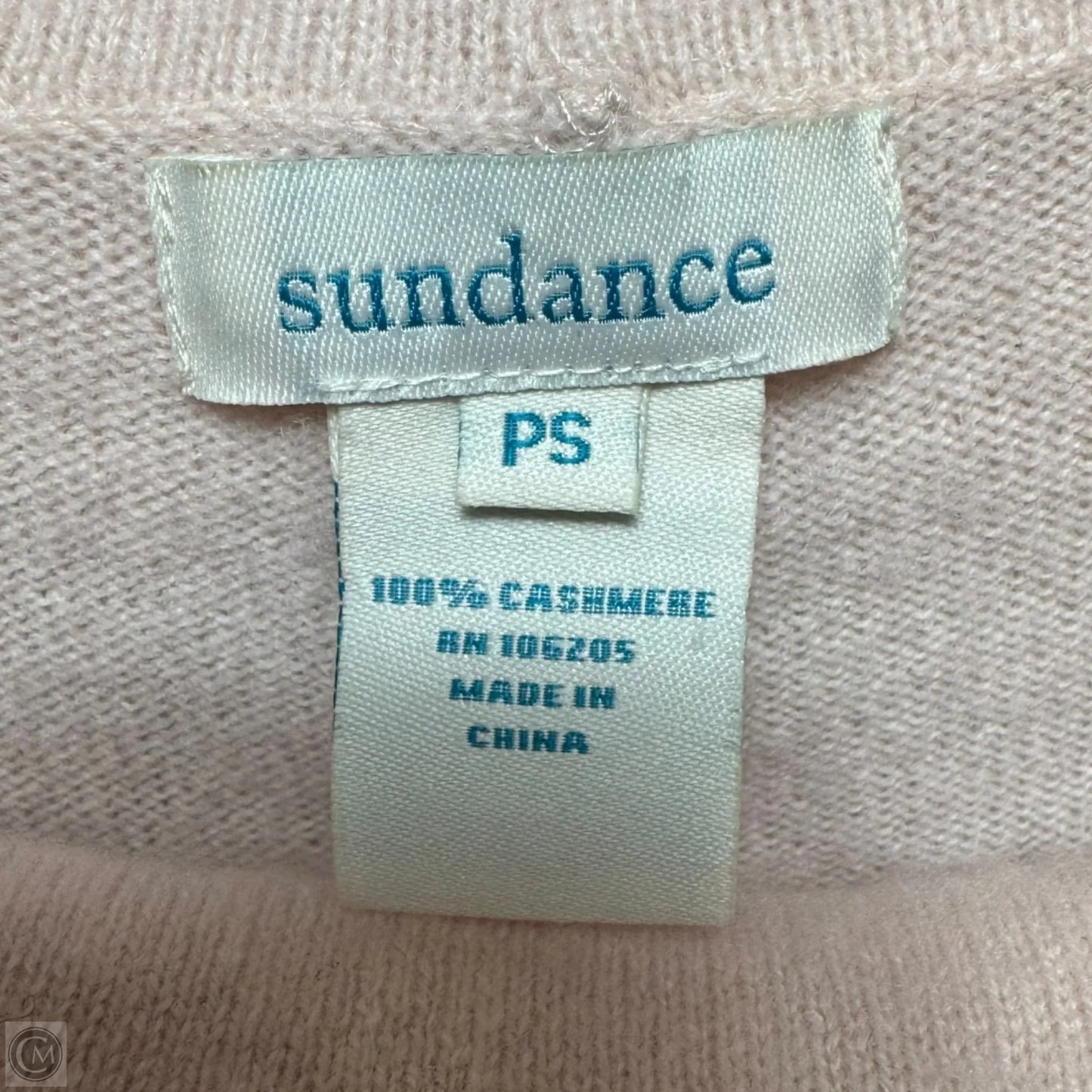 Sweater Cardigan Cashmere By Sundance In Pink, Size: S