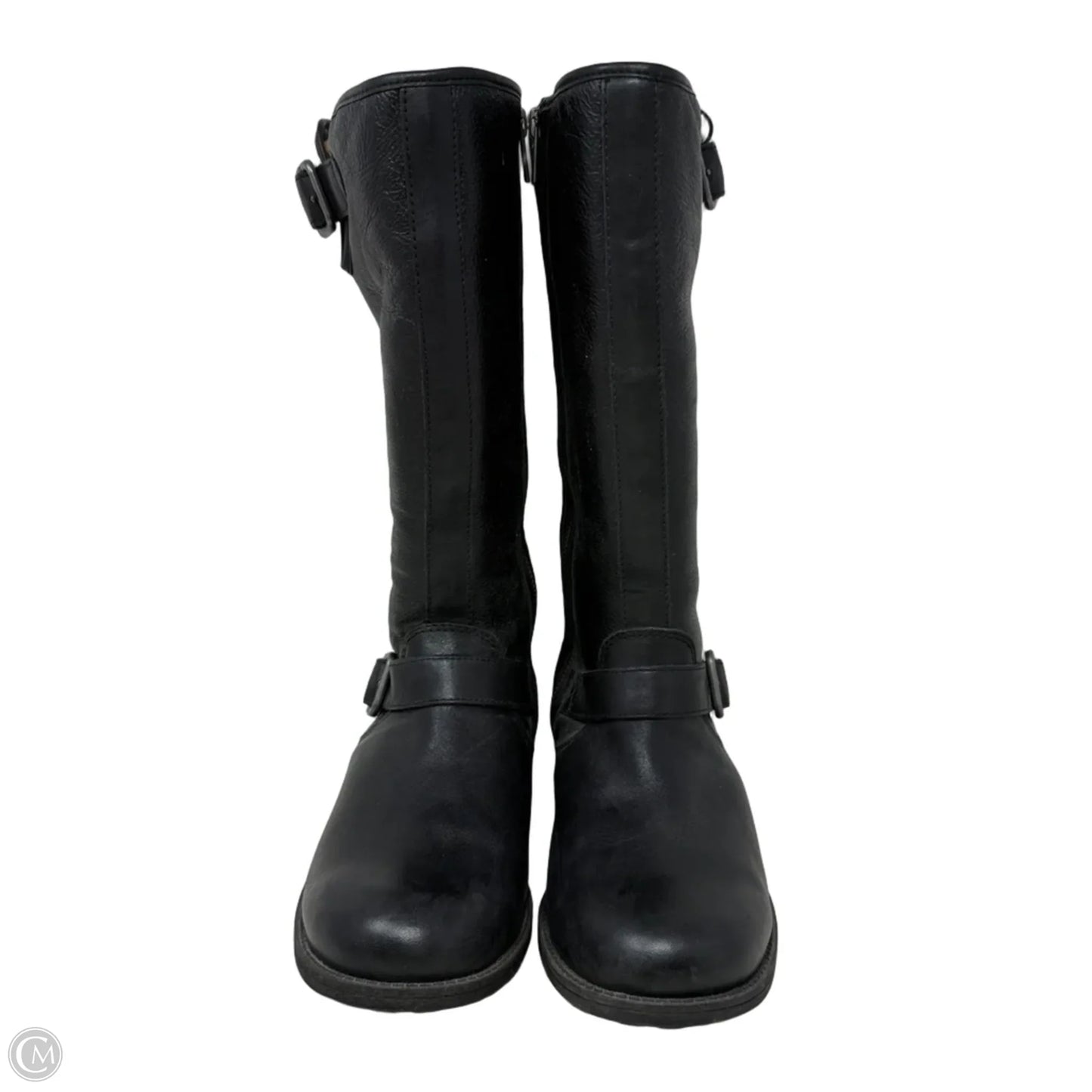 Chancery Boots Designer By Ugg In Black, Size: 7.5