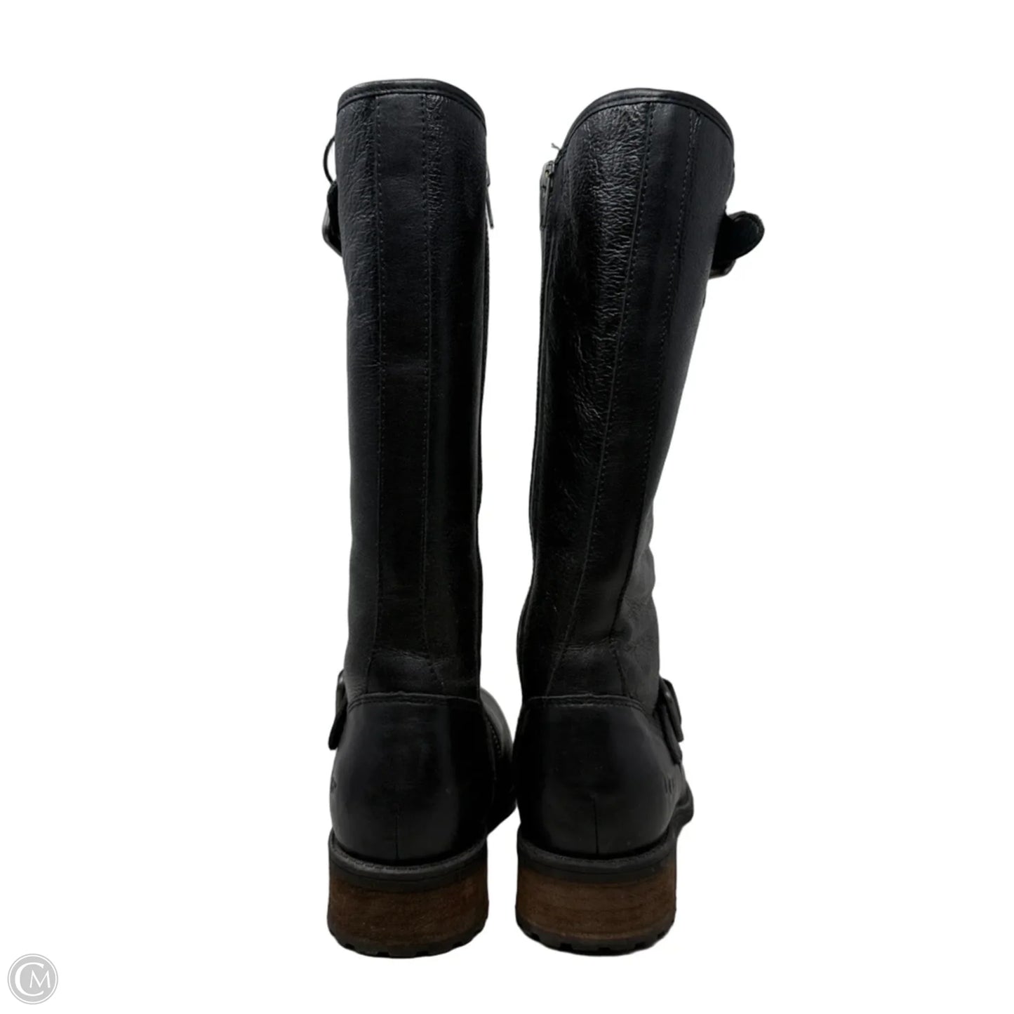 Chancery Boots Designer By Ugg In Black, Size: 7.5
