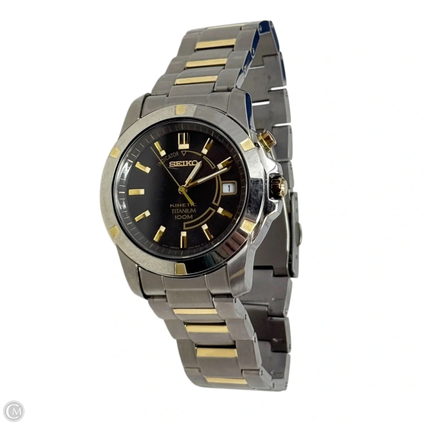 Kinetic 5M62 Titanium Dress Watch By Seiko, Size: Large