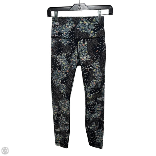 Athletic Leggings By Lululemon In Multi-colored, Size: 4