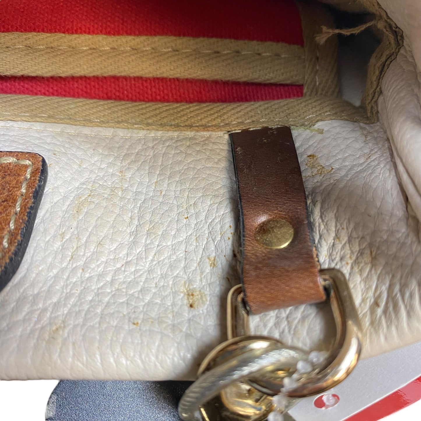 Crossbody Designer By Dooney And Bourke In Beige, Size:Medium