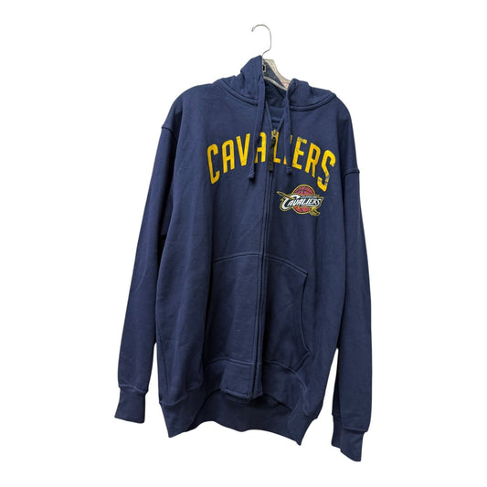 Athletic Jacket By glll In Navy, Size:1X
