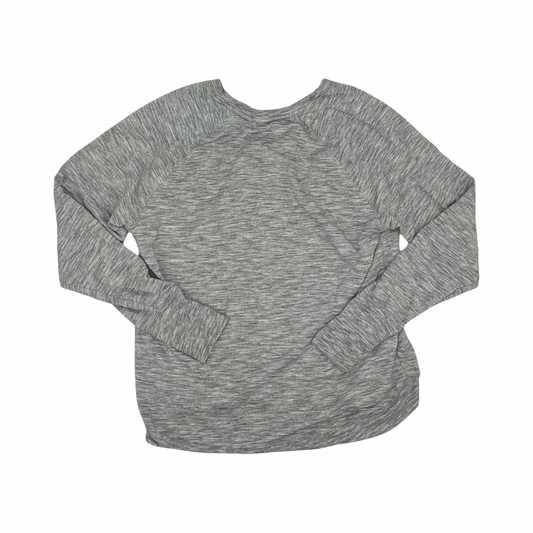 Athletic Top Ls Crewneck By Athleta In Grey, Size:M