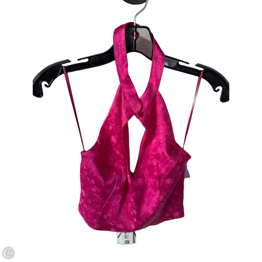 Top Sleeveless By Zara In Pink, Size: S