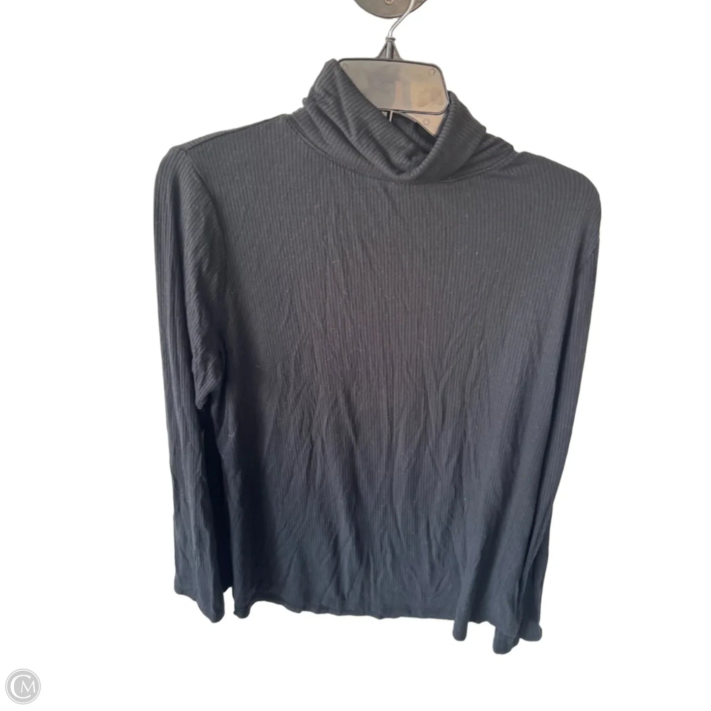 Top Long Sleeve By Indigo In Black, Size: Xl