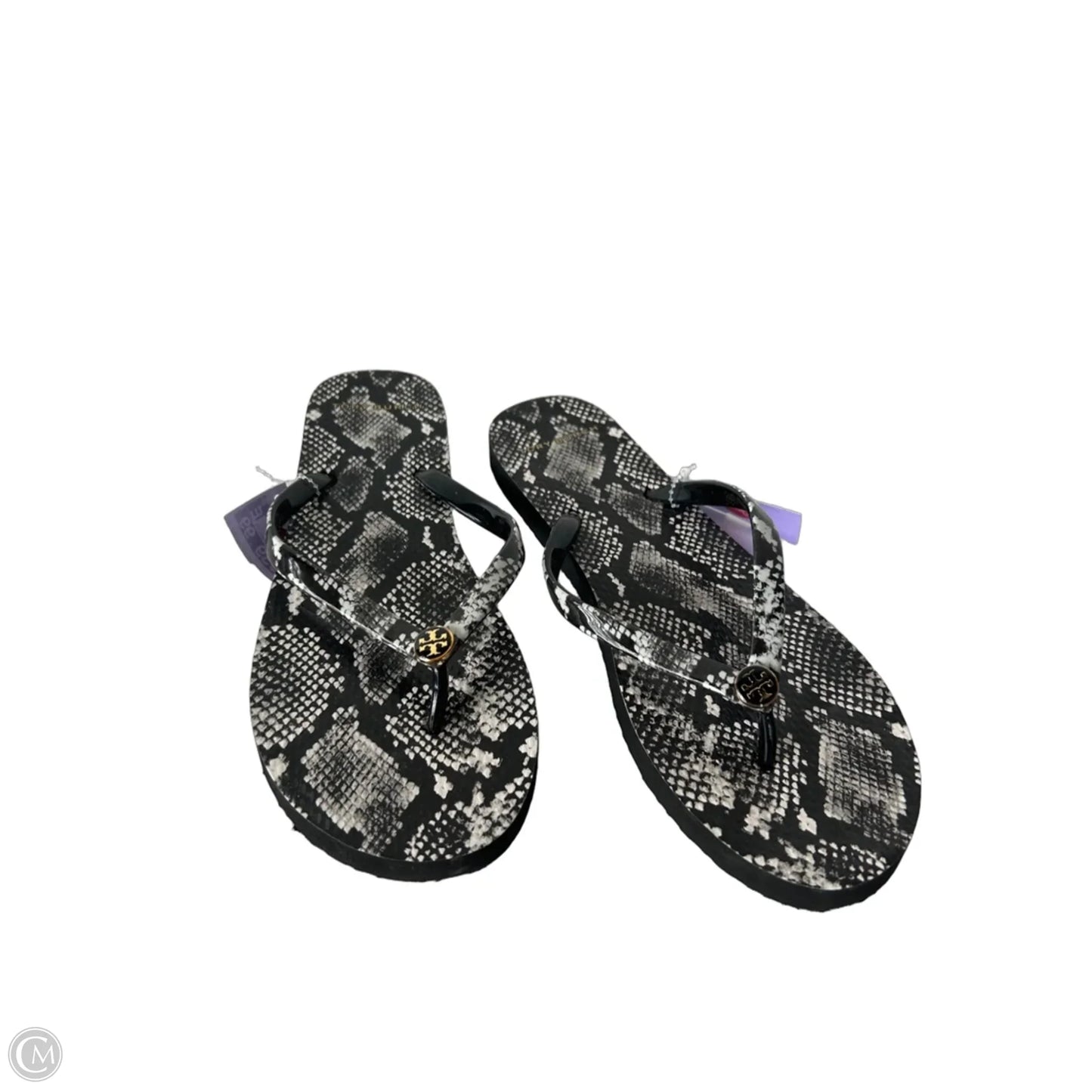 Sandals Designer By Tory Burch In Snakeskin Print, Size: 8