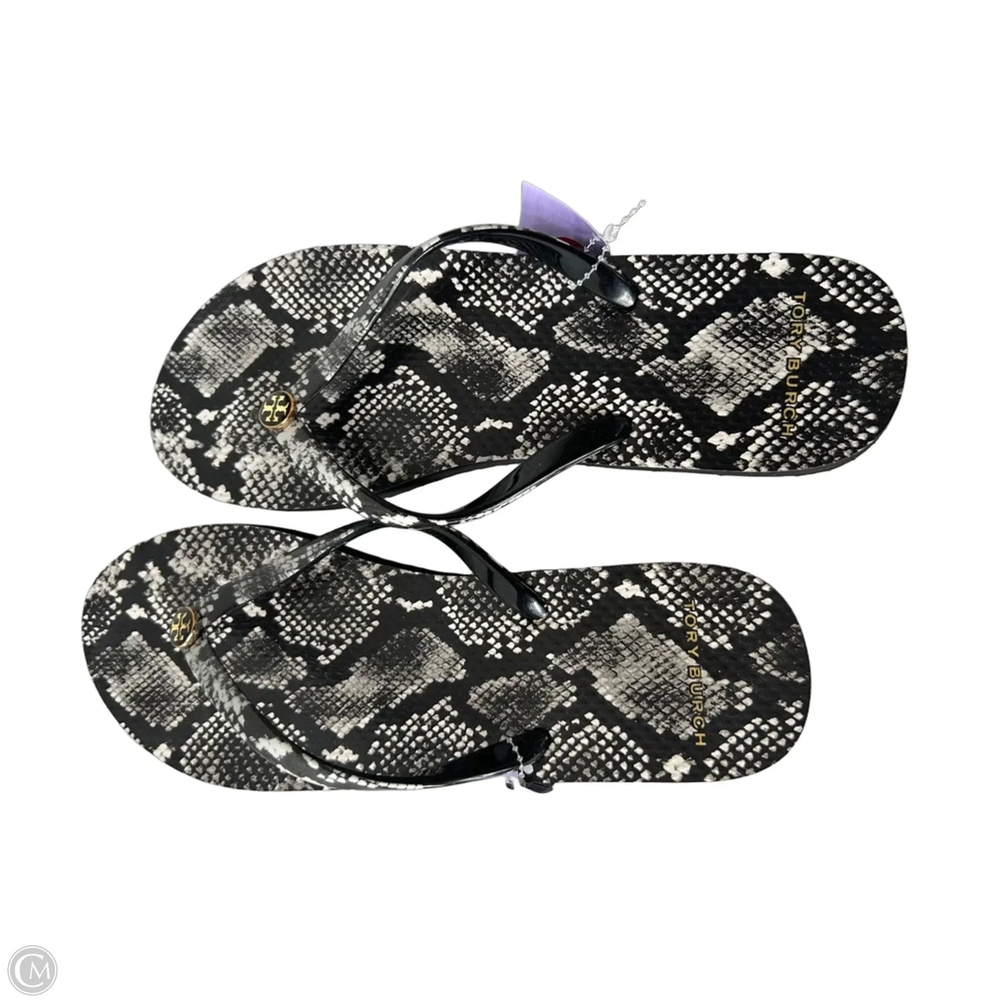 Sandals Designer By Tory Burch In Snakeskin Print, Size: 8