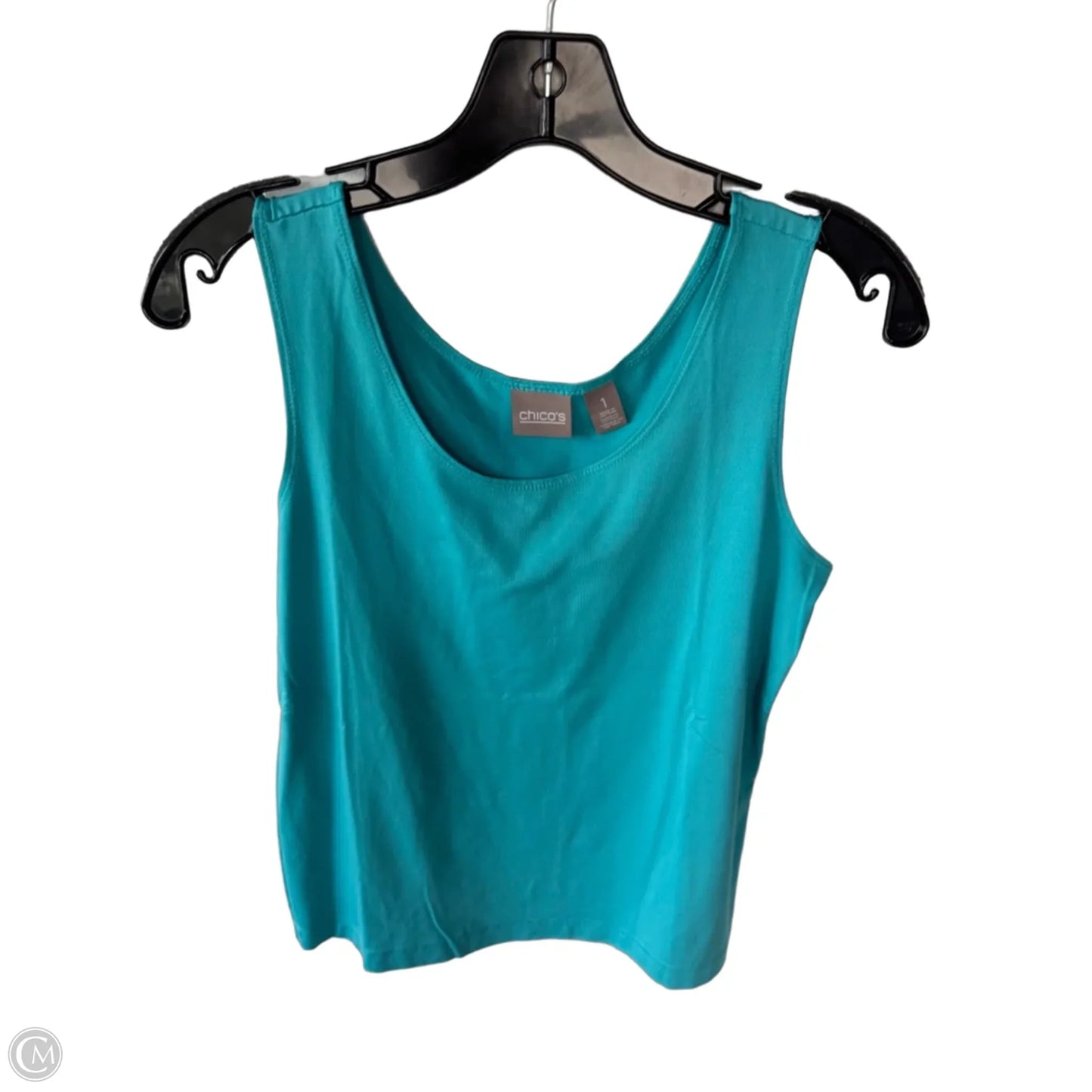 Top Sleeveless Basic By Chicos In Blue, Size: M