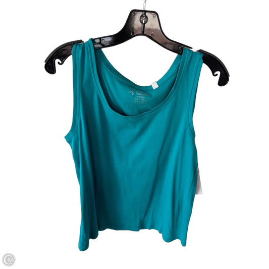 Top Sleeveless Basic By Chicos In Blue, Size: M