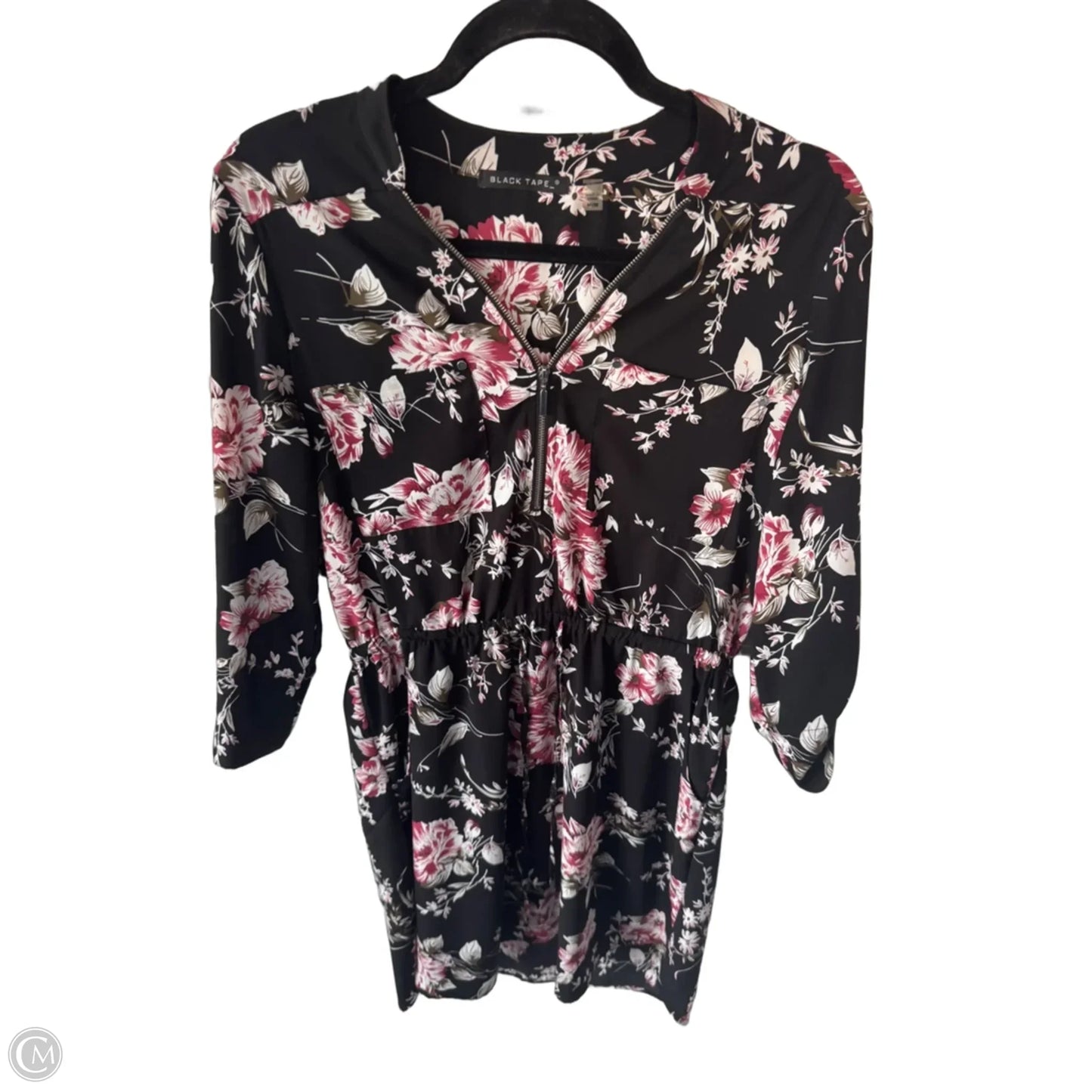 Dress Work By Black Tape In Black & Pink, Size: M