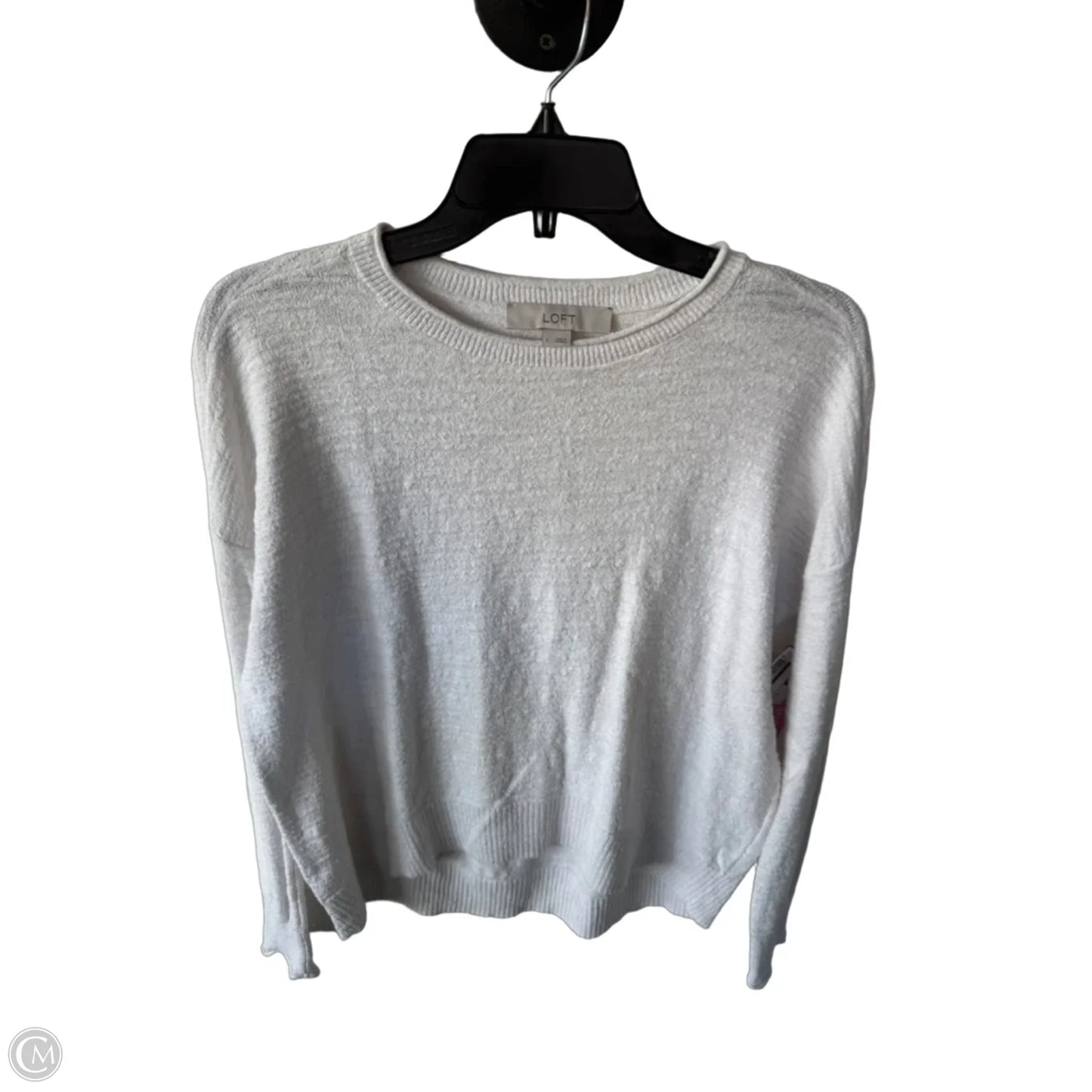 Sweater By Loft In Cream, Size: S