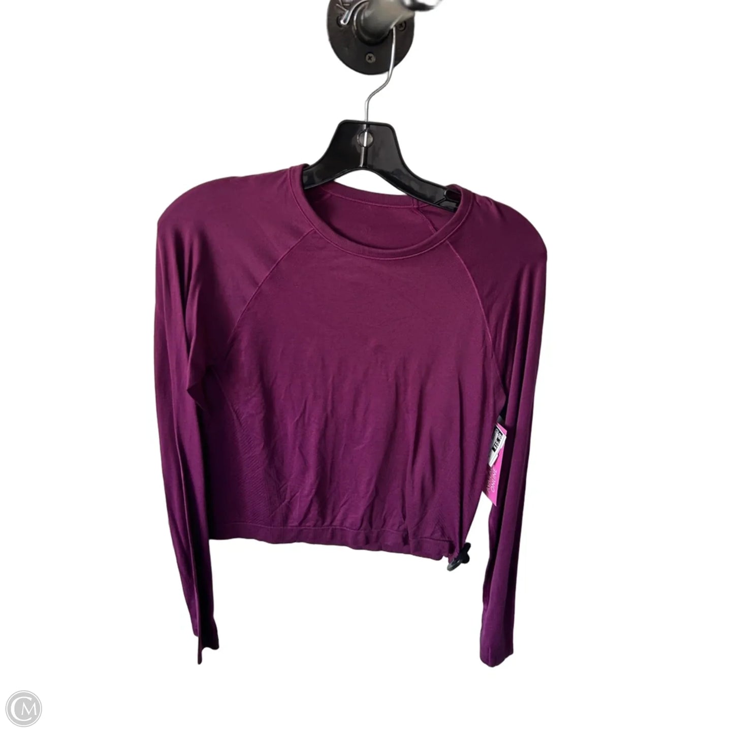 Athletic Top Long Sleeve Crewneck By Athleta In Purple, Size: S