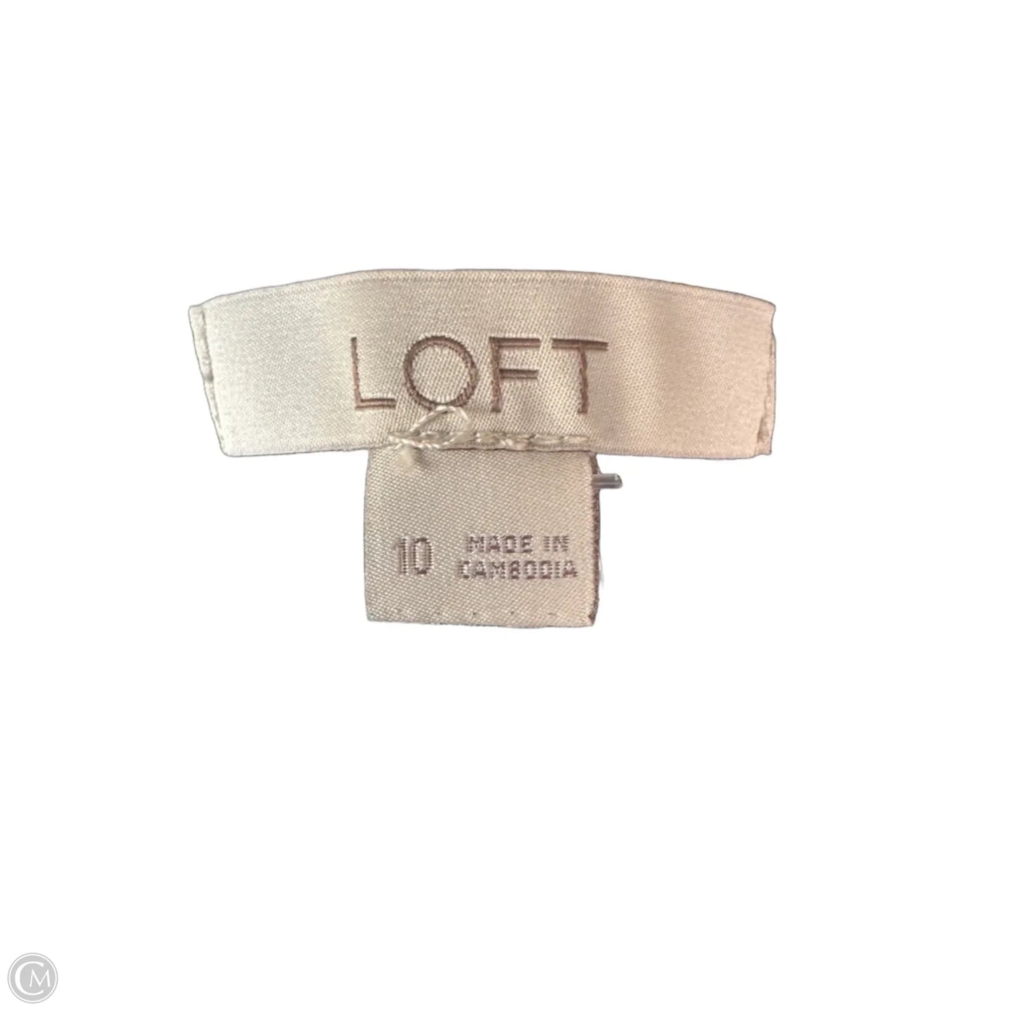 Skirt Mini & Short By Loft In Black & White, Size: 10