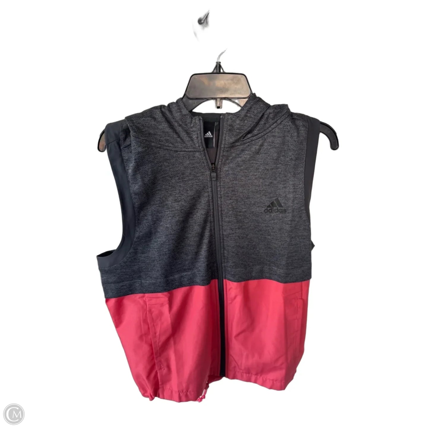 Vest Other By Adidas In Grey & Pink, Size: L