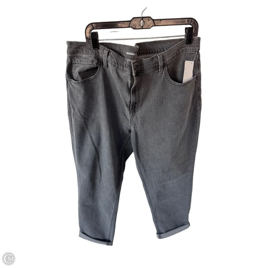 Jeans Boyfriend By Old Navy In Grey Denim, Size: 16