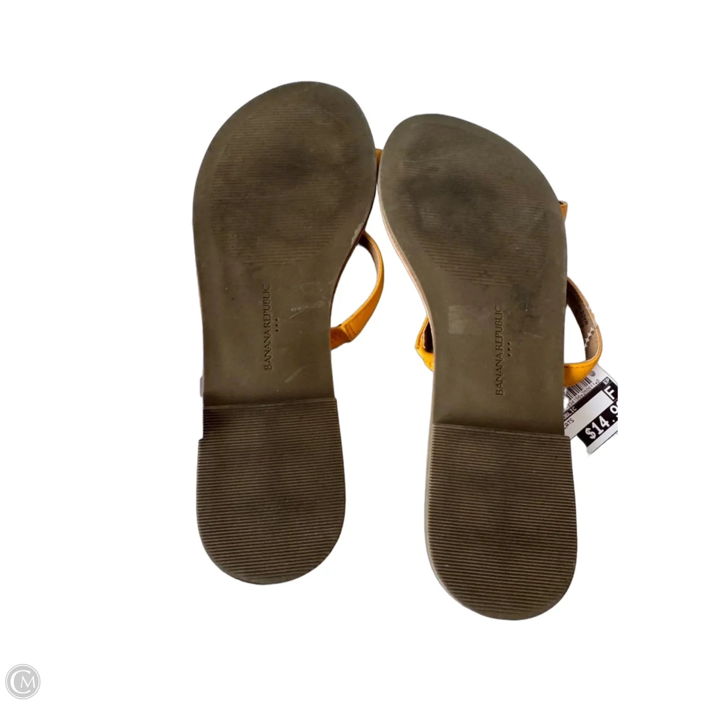 Sandals Flats By Banana Republic In Yellow, Size: 10