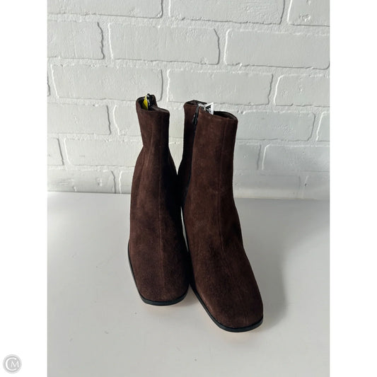 Boots Ankle Heels By Newport News In Brown, Size: 9