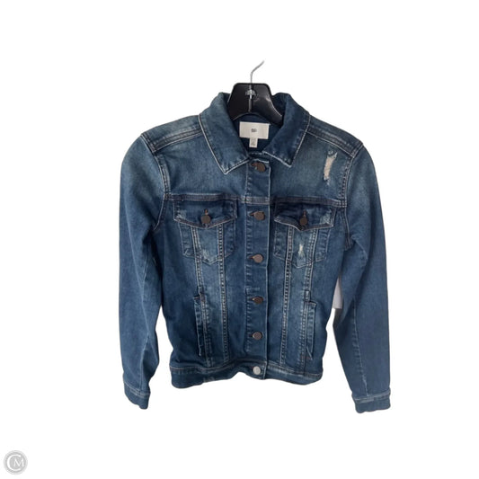Jacket Denim By Bp In Blue Denim, Size: Xxs