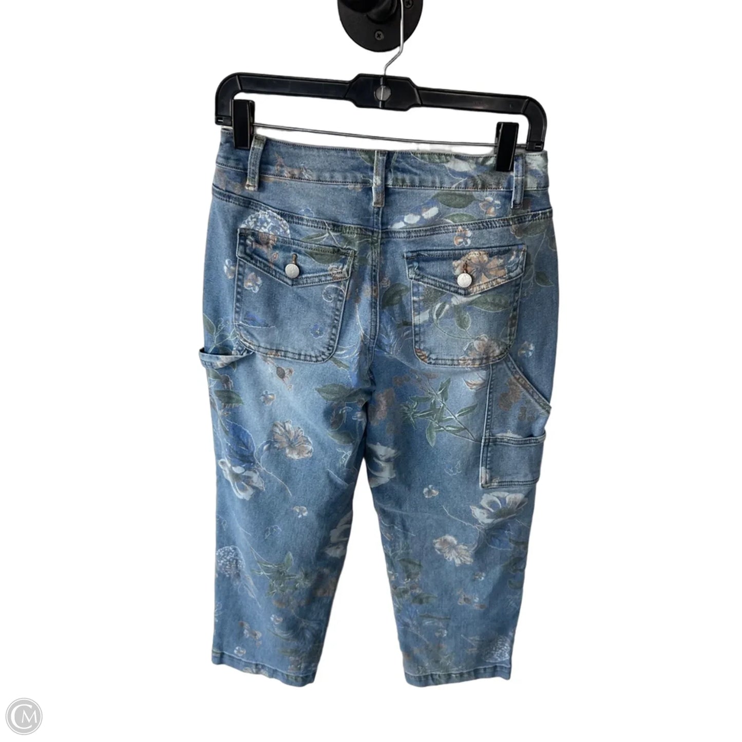 Jeans Wide Leg By Clothes Mentor In Blue Denim, Size: 4