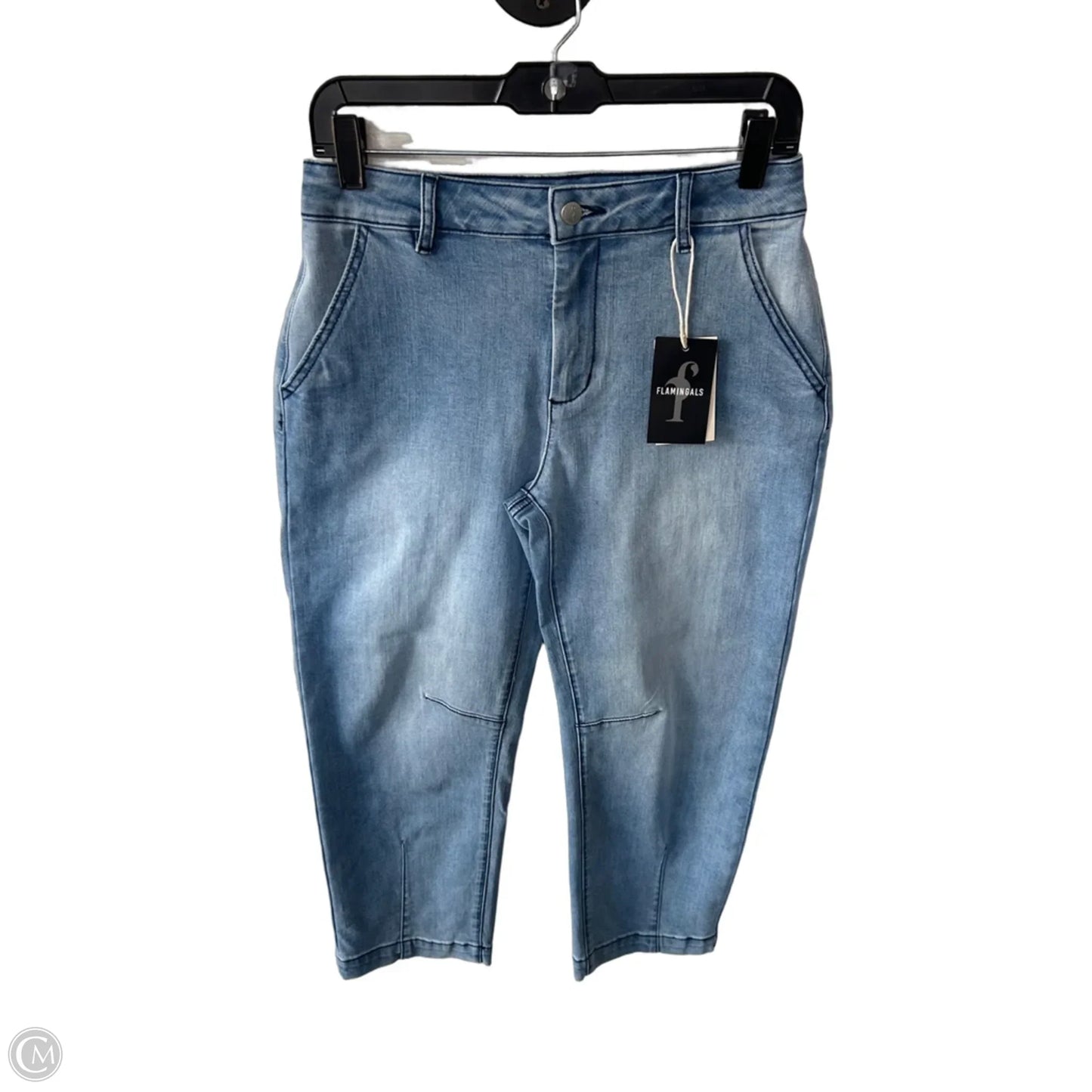 Jeans Wide Leg By Clothes Mentor In Blue Denim, Size: 4