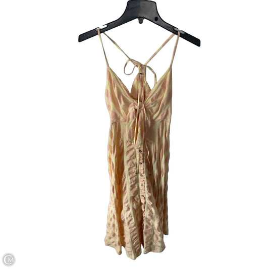 Dress Casual Maxi By Free People In Orange & Yellow, Size: S