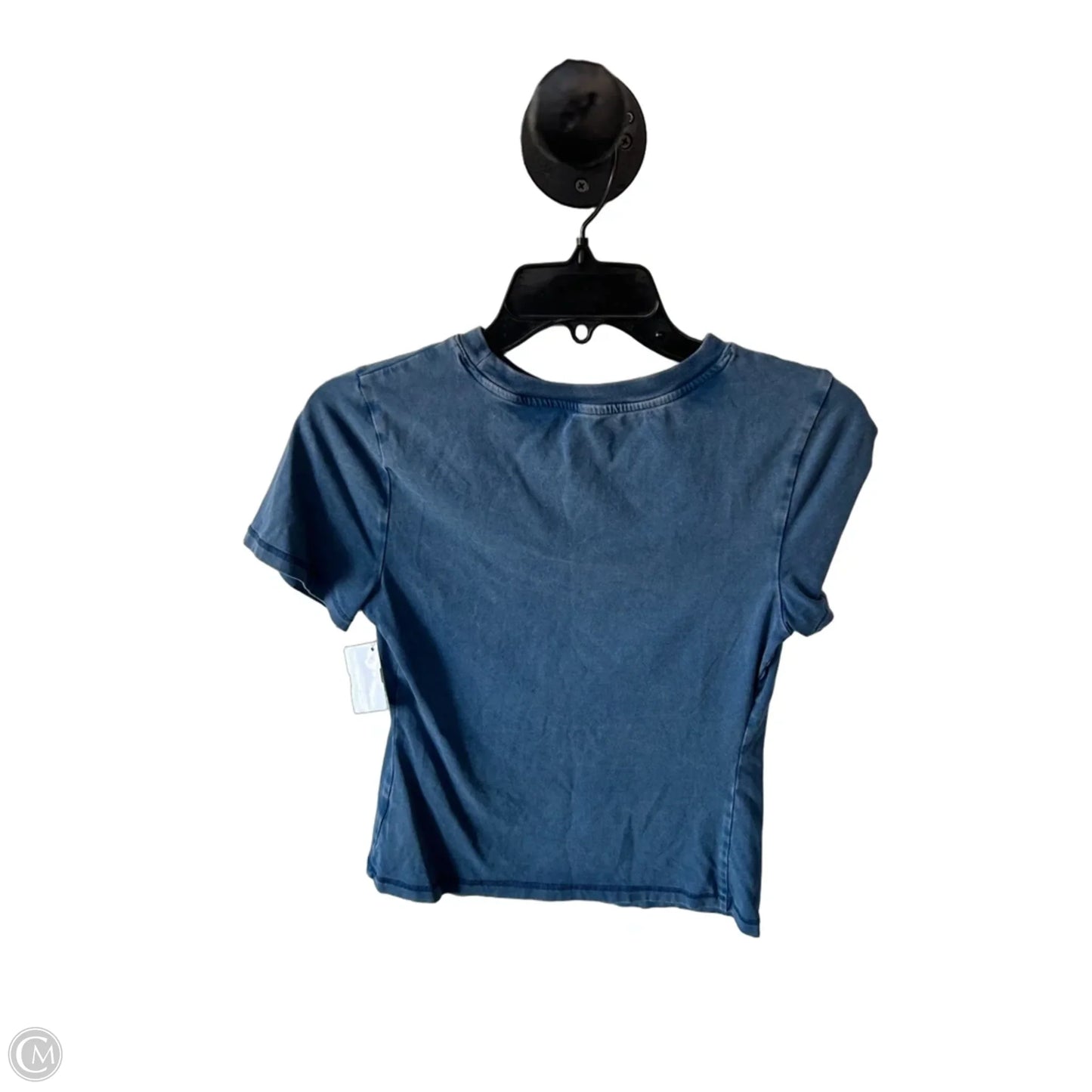 Top Short Sleeve By Scoop In Blue, Size: M