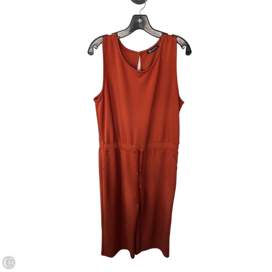 Jumpsuit By Prettygarden In Orange, Size: Xl