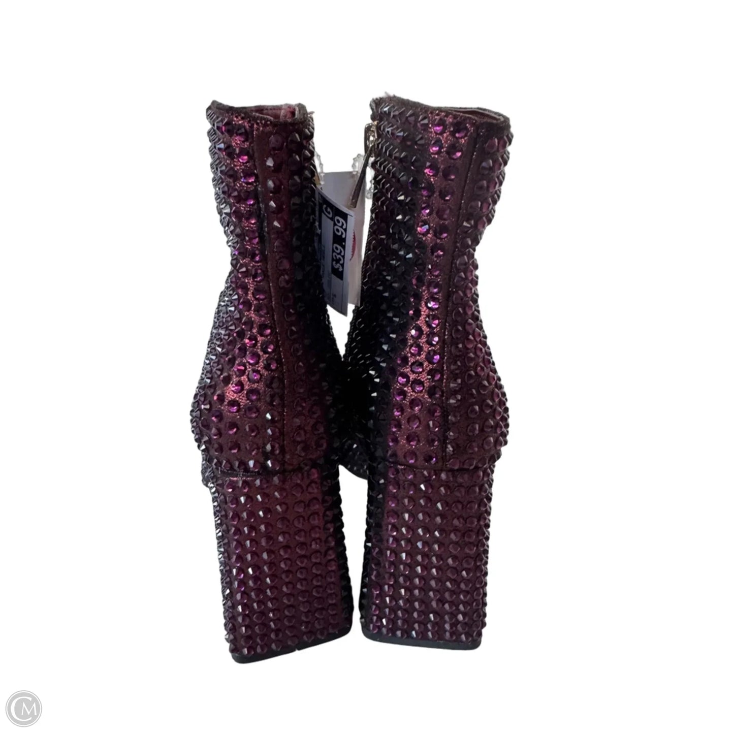 Boots Ankle Heels By Jessica Simpson In Red, Size: 6