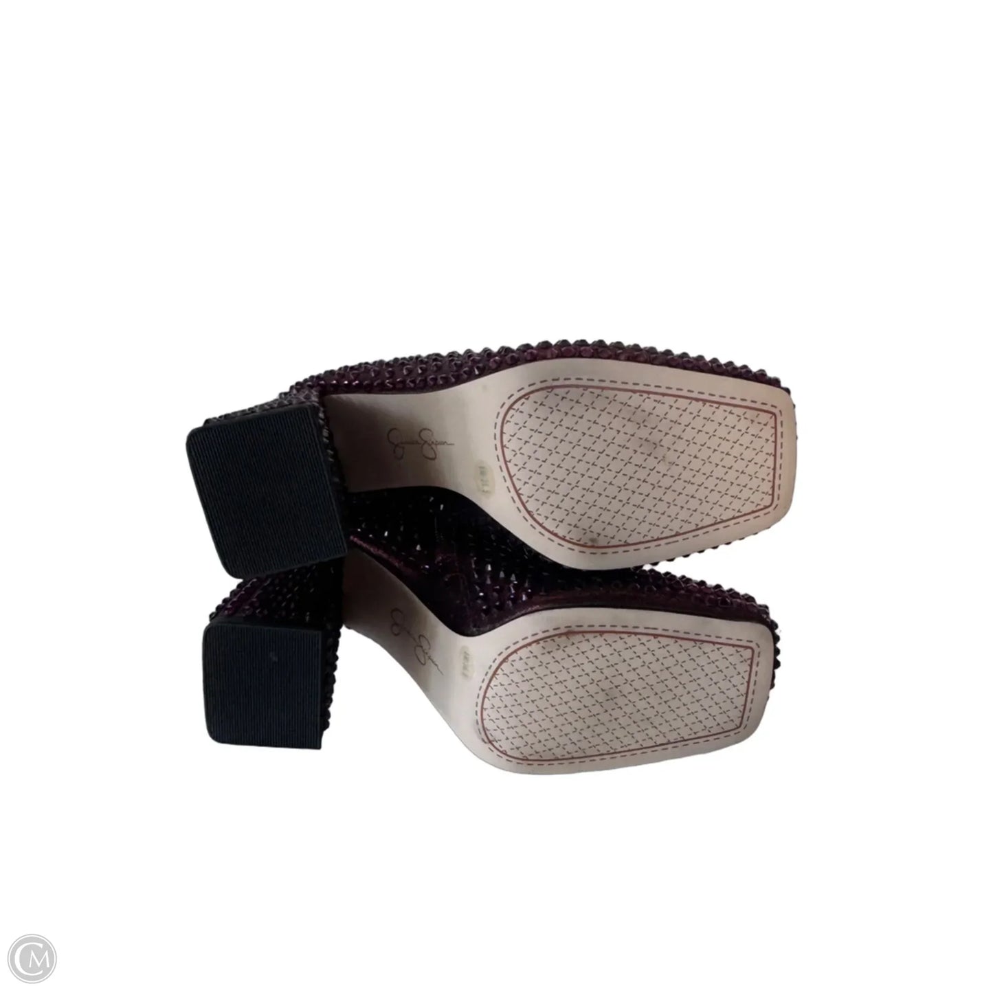 Boots Ankle Heels By Jessica Simpson In Red, Size: 6