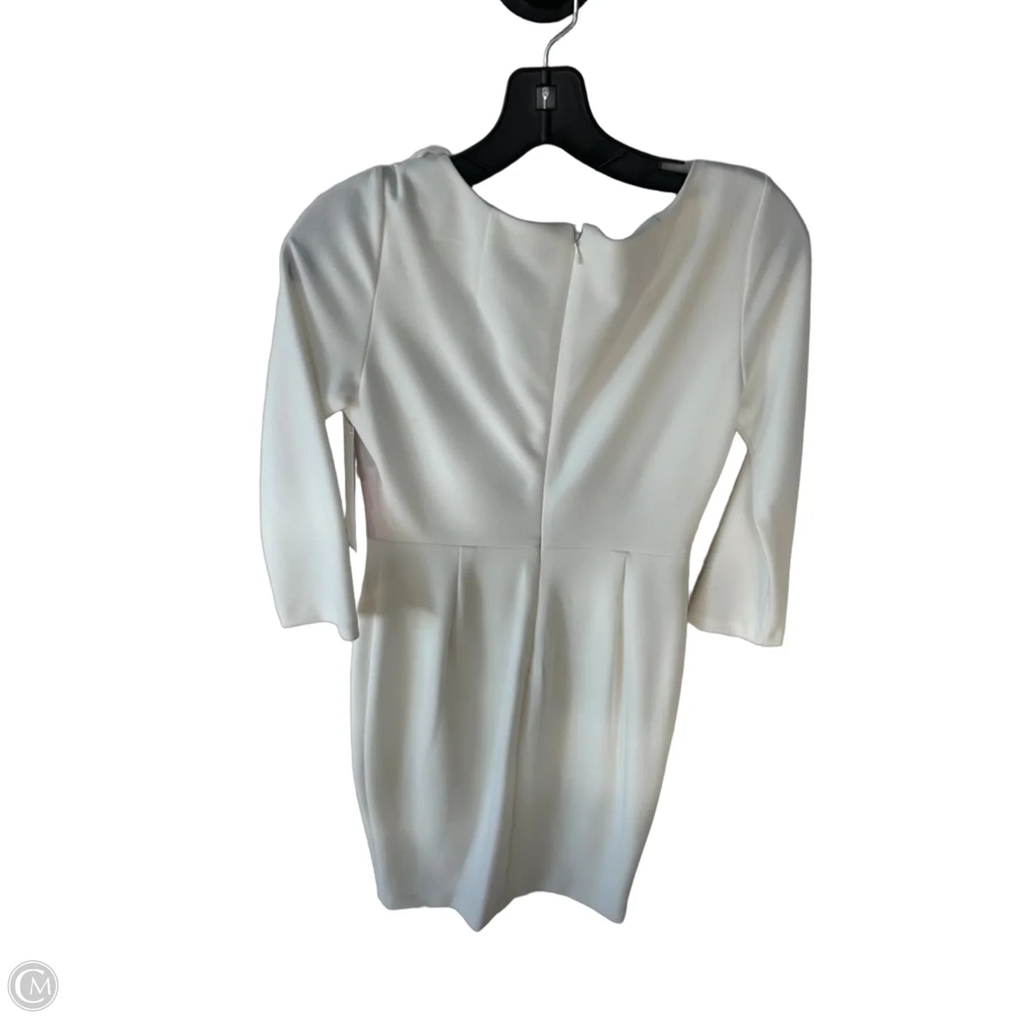 Dress Work By Calvin Klein In Ivory, Size: Xs