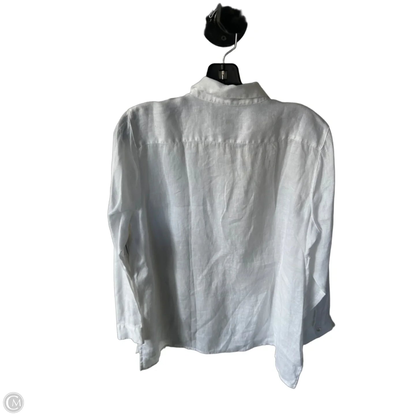 Top Long Sleeve By J. Jill In White, Size: Mp