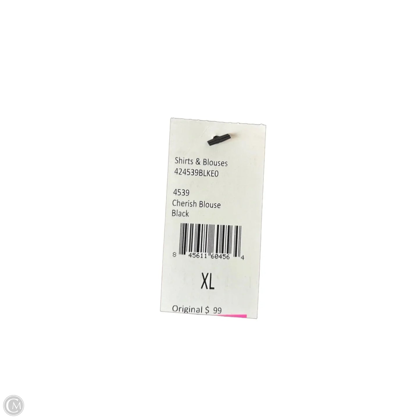 Blouse Short Sleeve By Cabi In Black, Size: Xl
