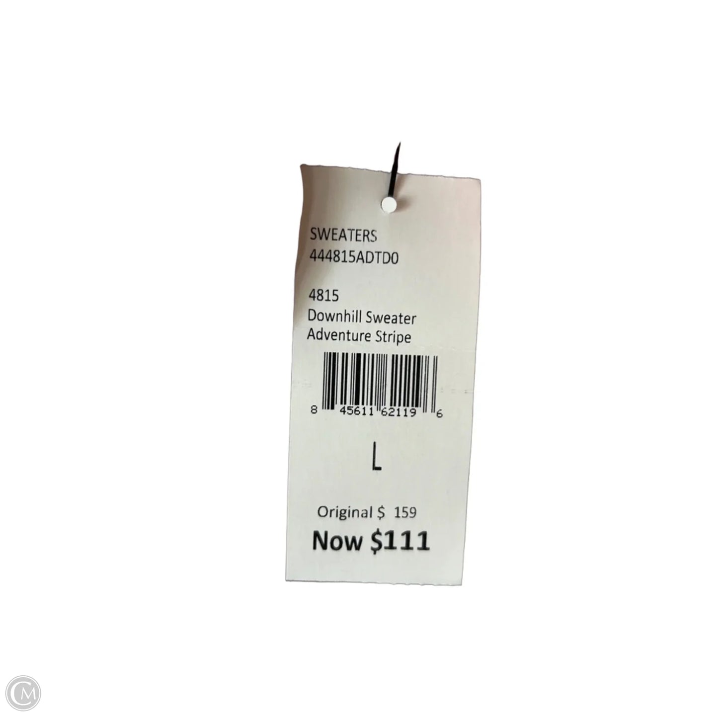 Sweater By Cabi In Grey & Tan, Size: L