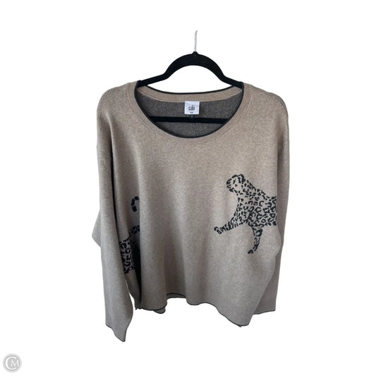 Sweater By Cabi In Black & Tan, Size: Xxl