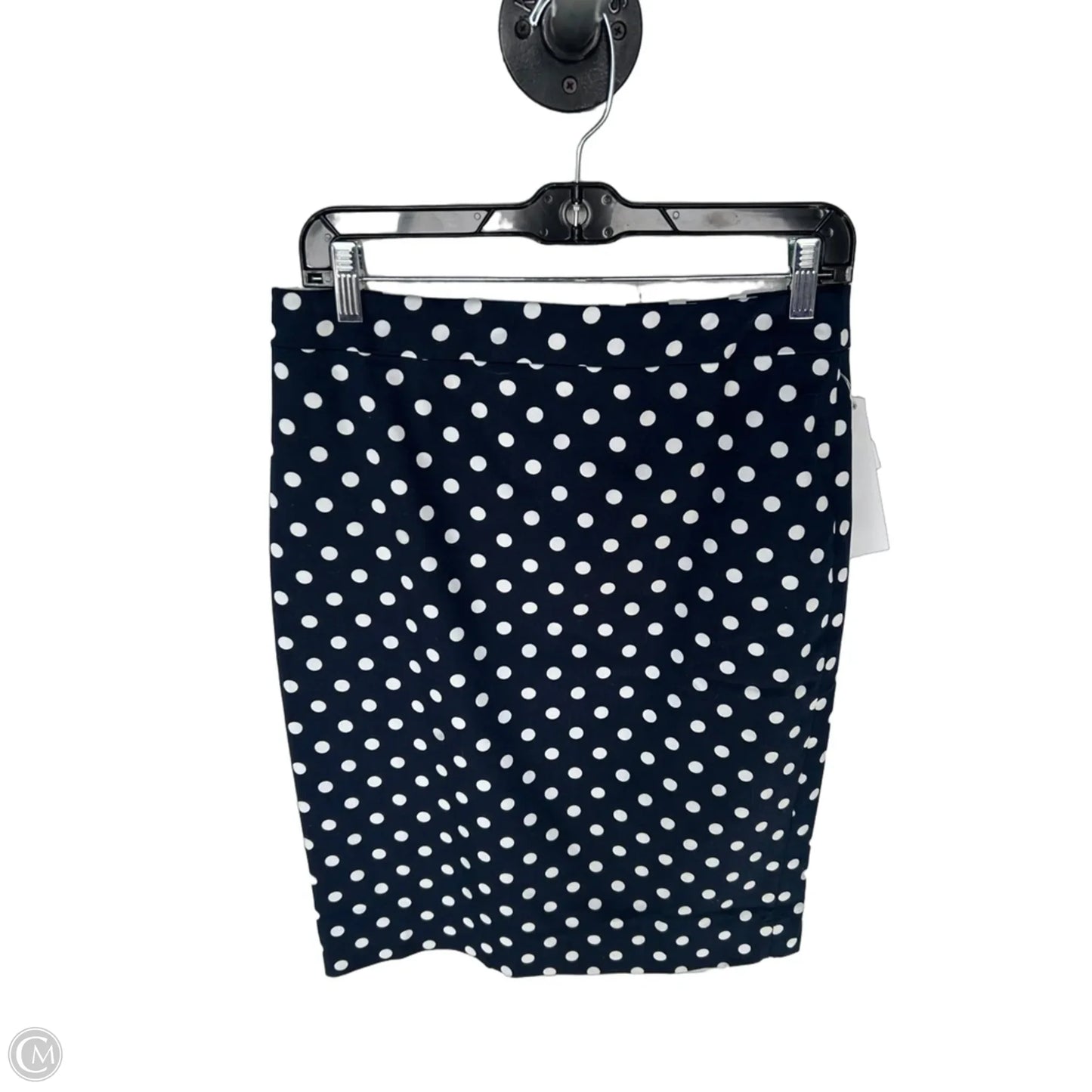 Skirt Midi By J. Crew In Blue & White, Size: 8p