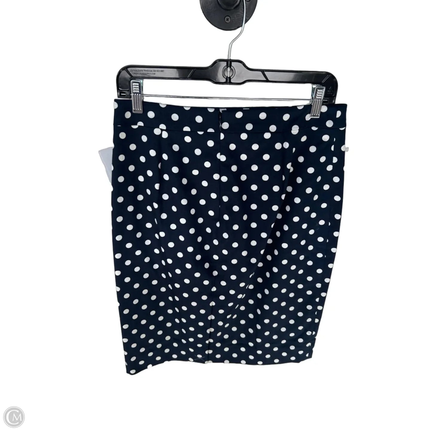 Skirt Midi By J. Crew In Blue & White, Size: 8p