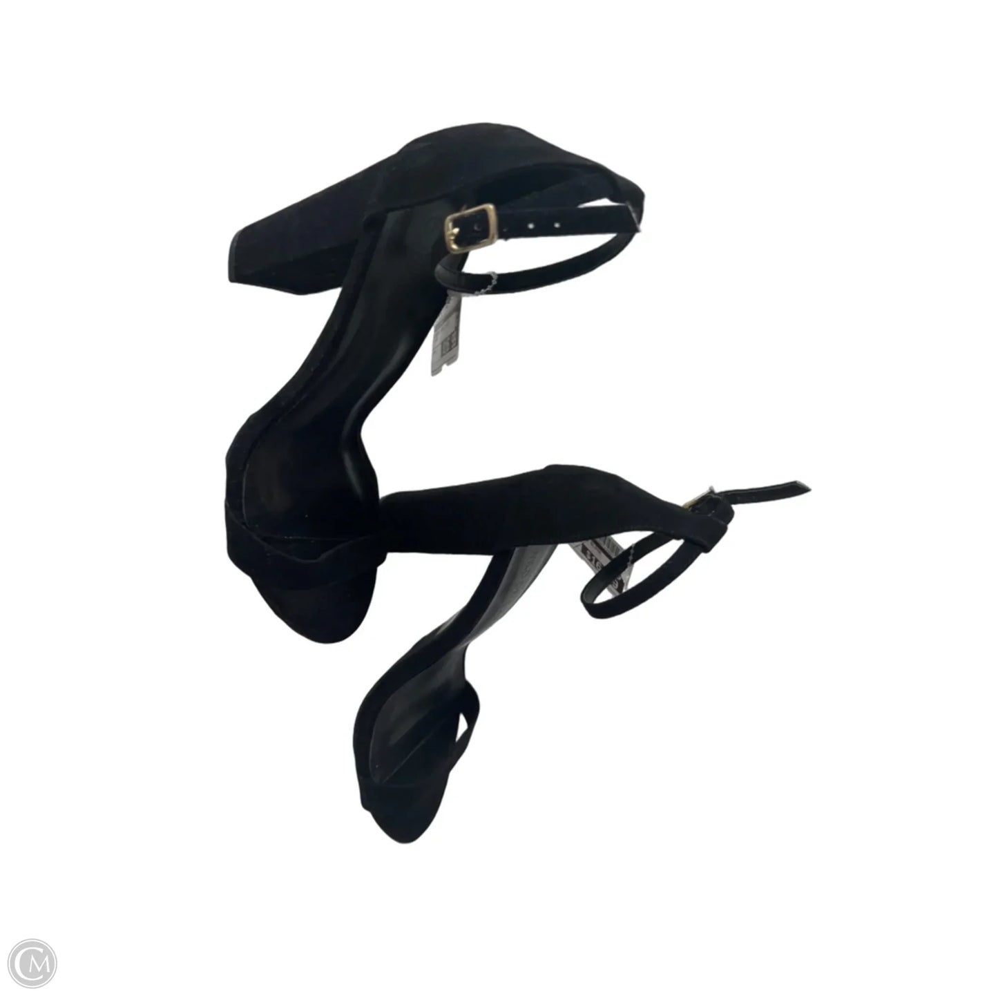 Sandals Heels Block By Wild Diva In Black, Size: 7